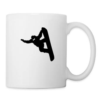 Snowboard - Mug blanc - blanc - Droite