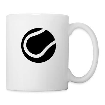 Tennisball Tennis Ball Symbol - Tasse - Weiß - Rechts