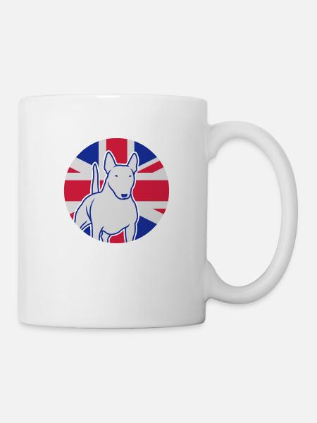 Miniatur Bullterrier UK 3c - Tasse - Weiß