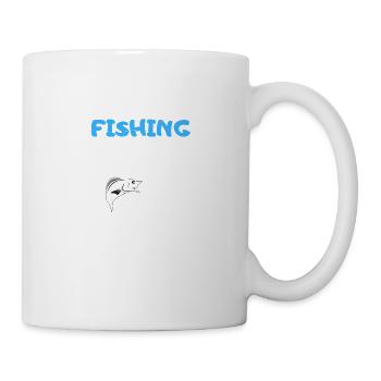 I just want to go fishing - anglers - Mug - white - Right