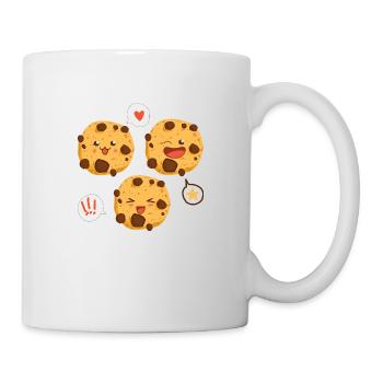 Plätzchen - Tasse - Weiß - Rechts