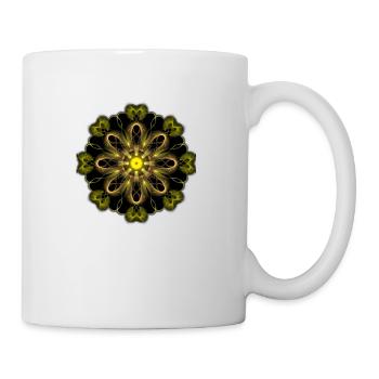 sun Mandala - Tasse - Weiß - Rechts