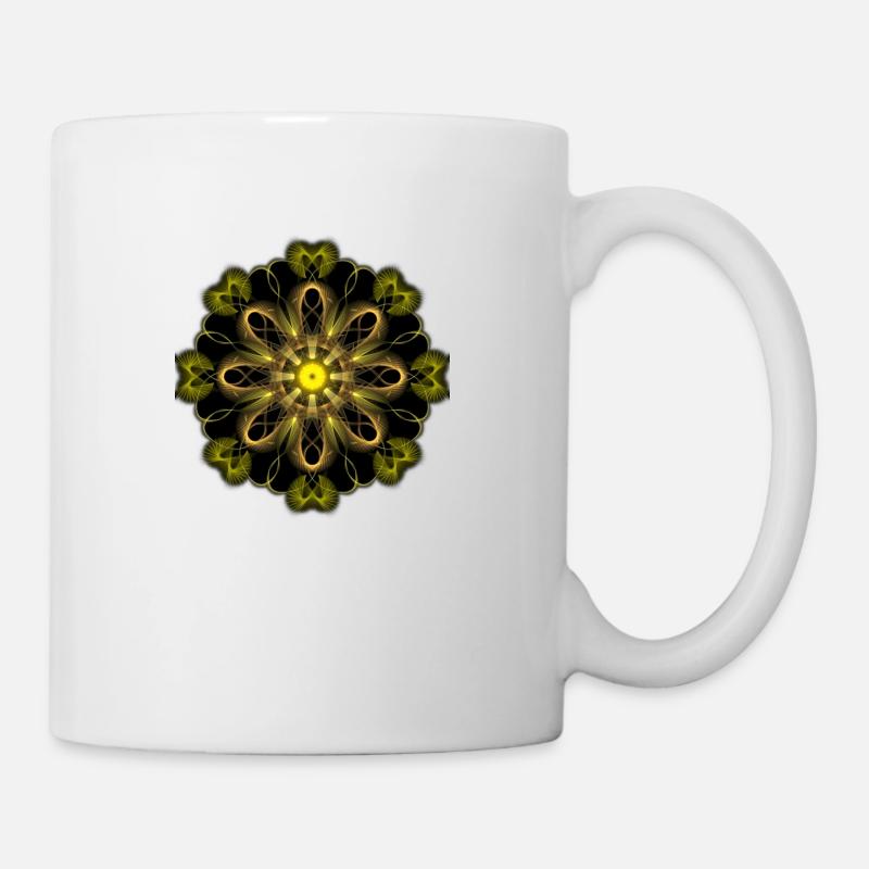 soleil Mandala - Mug blanc - blanc
