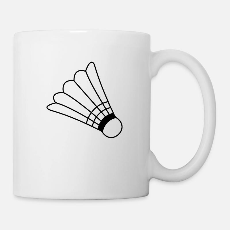 Badminton - Mug blanc - blanc