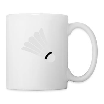 Badminton - Tasse - Weiß - Rechts