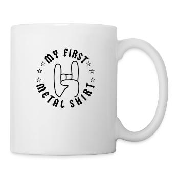 My First Metal Shirt - Tasse - Weiß - Rechts