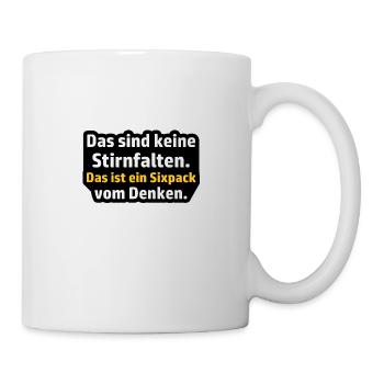 Énonciation drôle - Mug blanc - blanc - Droite