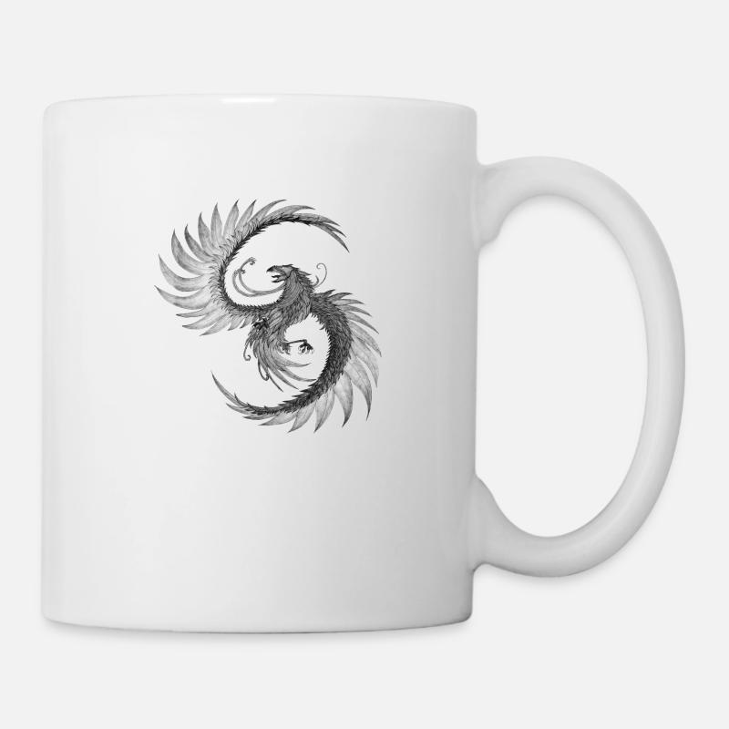 Phoenix de ses cendres - Mug blanc - blanc