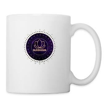 Buddhismus Englisch - Tasse - Weiß - Rechts