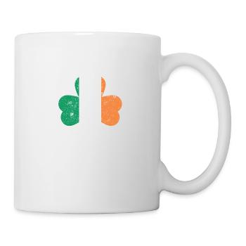 Irish shamrock - Mug - white - Right