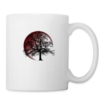Blut Mond - Tasse - Weiß - Rechts