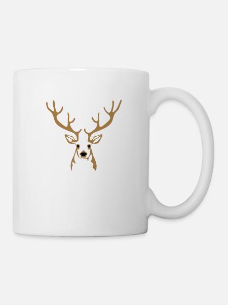 Hirsch - Mug blanc - blanc