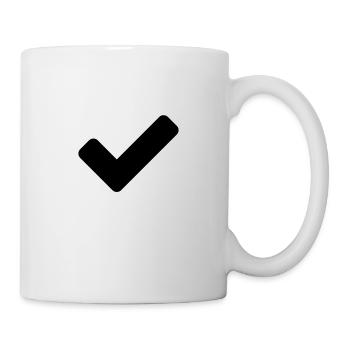 Check - Tasse - Weiß - Rechts