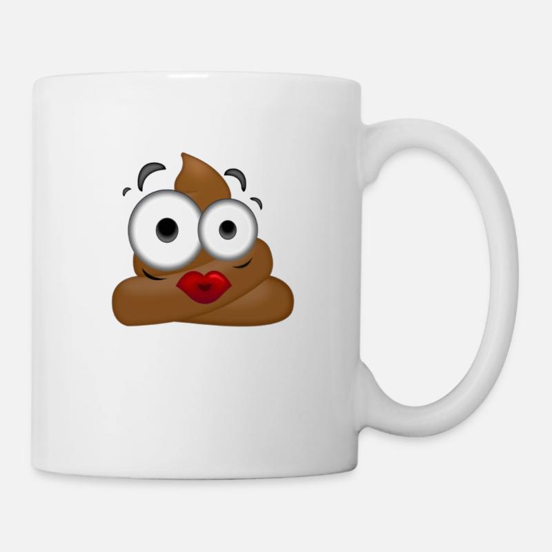 Funny poop pile - Mug - white