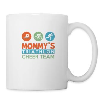 mommy's triathlon cheer - Tasse - Weiß - Rechts