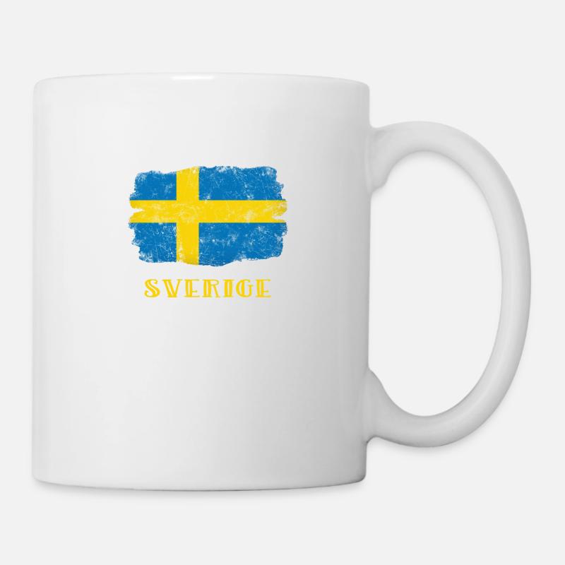 Schweden - Tasse - Weiß
