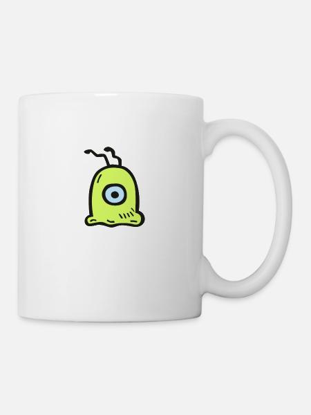 limace cérébrale - Mug blanc - blanc