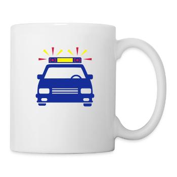 police__1f3 - Mug blanc - blanc - Droite