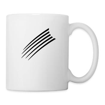 Cool Lines Pattern - Tasse - Weiß - Rechts