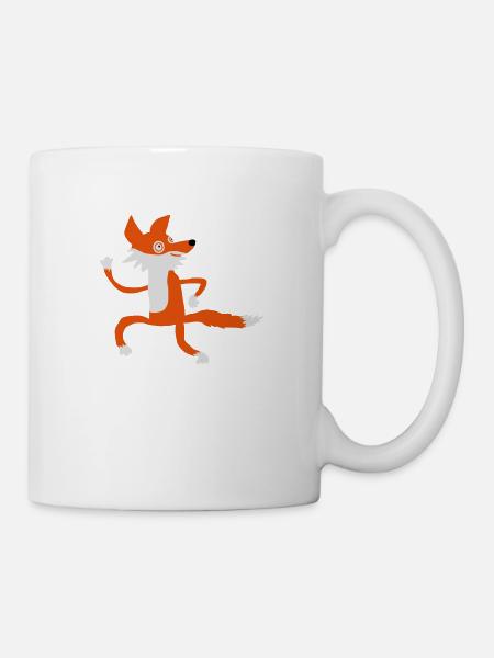 Fuchs - Tasse - Weiß