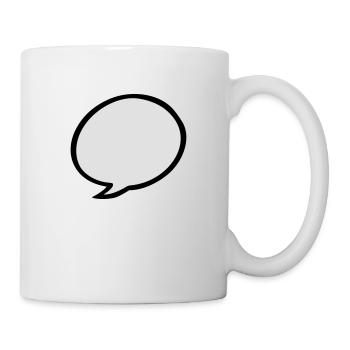 bulle bd - Mug blanc - blanc - Droite