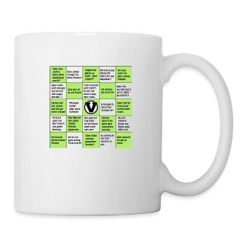 Vegan Bingo - Mug blanc - blanc - Droite