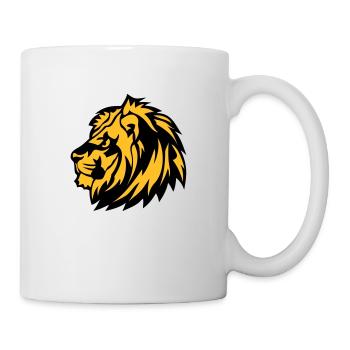 lion sauvage animaux 1710 - Mug blanc - blanc - Droite