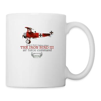 AVIONS DE CHASSE 3 - Mug blanc - blanc - Droite