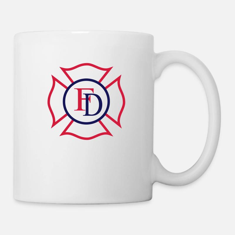 Maltais Département Cross Fire - Mug blanc - blanc