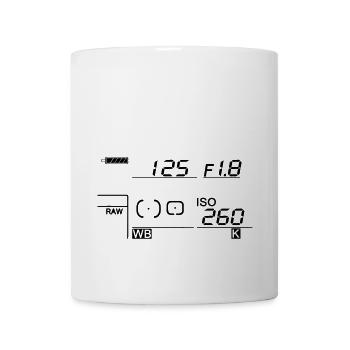 Kamera - Display - Tasse - Weiß - Vorne