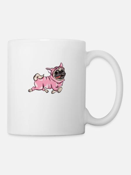 Joggen Laufen Schweinehund Training Geschenk - Tasse - Weiß