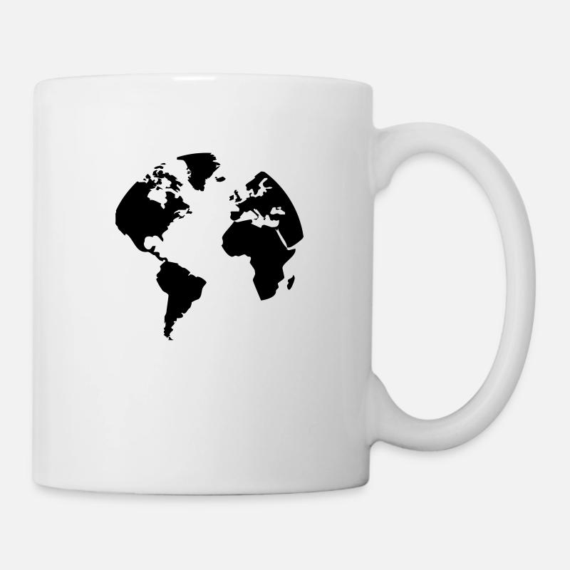 Earth - Erde - Tasse - Weiß