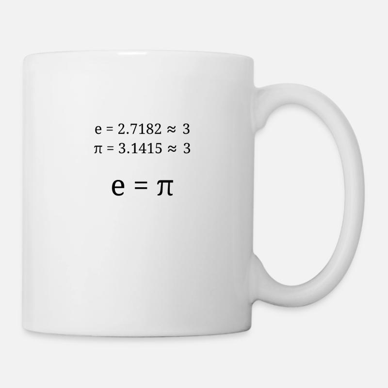 e = π - Mug - white