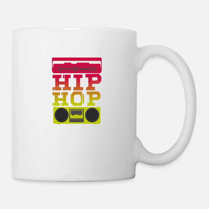 Hip Hop - Tasse - Weiß