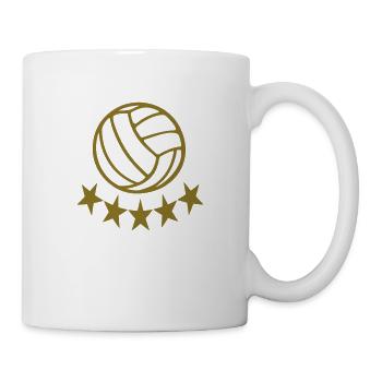 Volleyball - Tasse - Weiß - Rechts