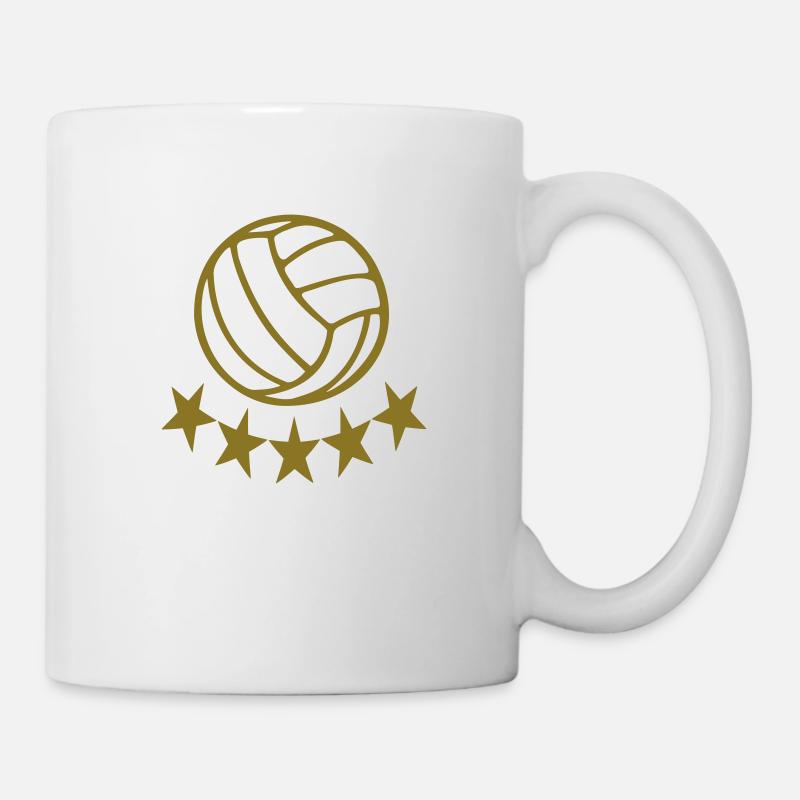 Volleyball - Tasse - Weiß