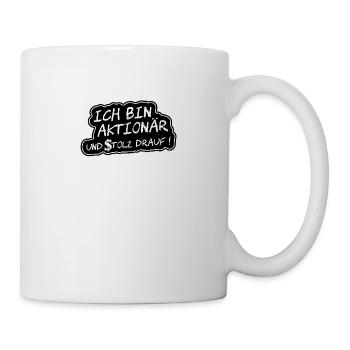 I am a shareholder and proud of it! - Mug - white - Right