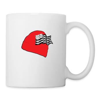 bonnet rouge - Mug blanc - blanc - Droite