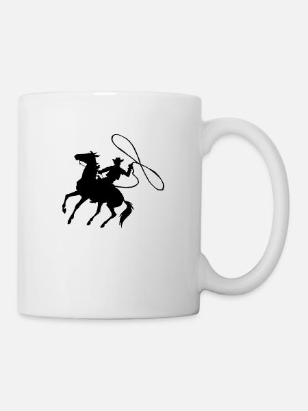 Cowboy - Tasse - Weiß