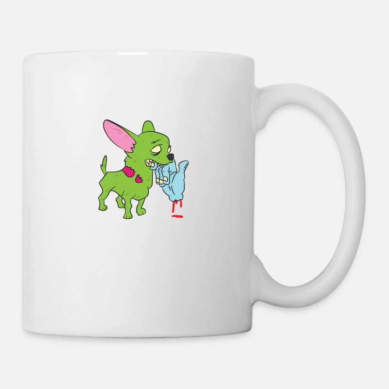 Zombie Chihuahua - Mug blanc - blanc