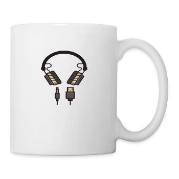 Love Music - Tasse - Weiß - Rechts