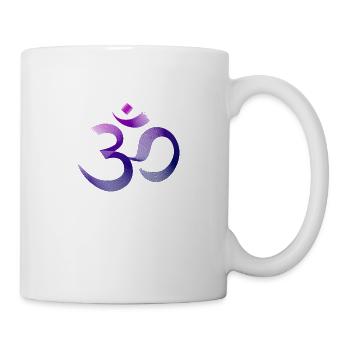 Signe Ohm || OM YOGA || NAMASTE - Mug blanc - blanc - Droite