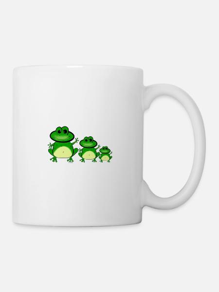 T-shirt frog family idea frog gift kids - Mug - white