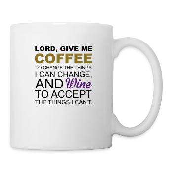 Coffee & Wine - Mug blanc - blanc - Droite