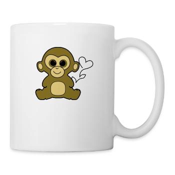 suesser_affe3 - Tasse - Weiß - Rechts
