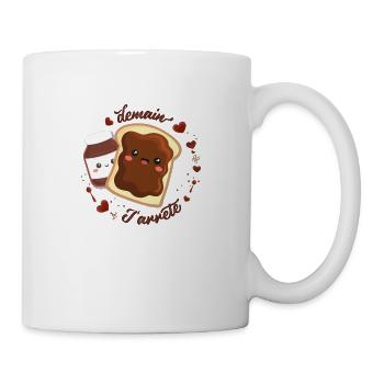 demain j'arrête ! - Mug blanc - blanc - Droite