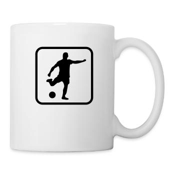logo du comité de joueur de football de soccer / - Mug blanc - blanc - Droite