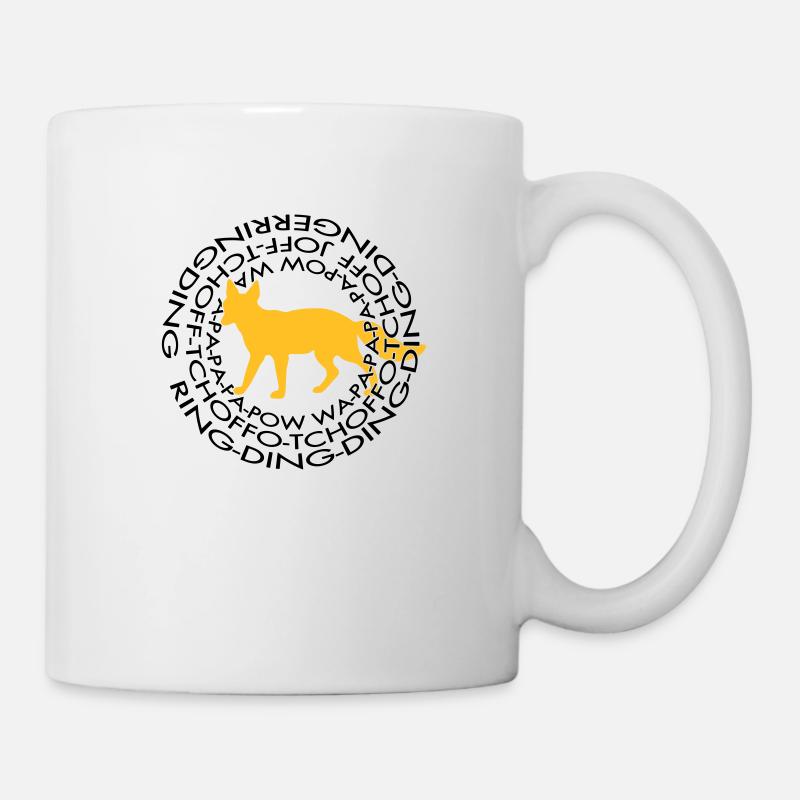 What Says The Fox 2 - Tasse - Weiß