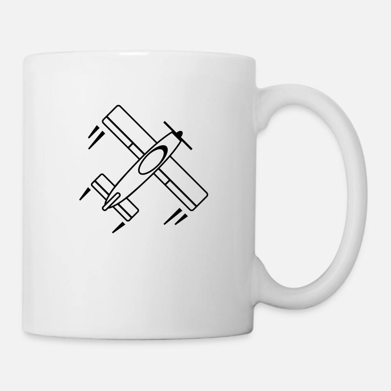propeller_flugzeug_f1 - Tasse - Weiß