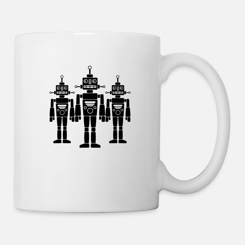 Cool Robots Team - Tasse - Weiß